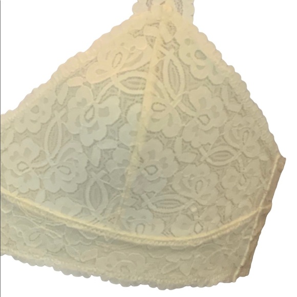 S M L NWT Free People Galloon Lace Racerback Bralette Yellow Small Medium Large - Picture 7 of 11